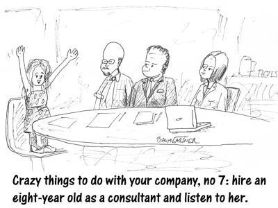 Cartoon: hire a child consultant