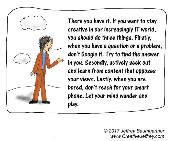 Cartoon story: how the Internet crushes creativity and what you can do about it: part 5