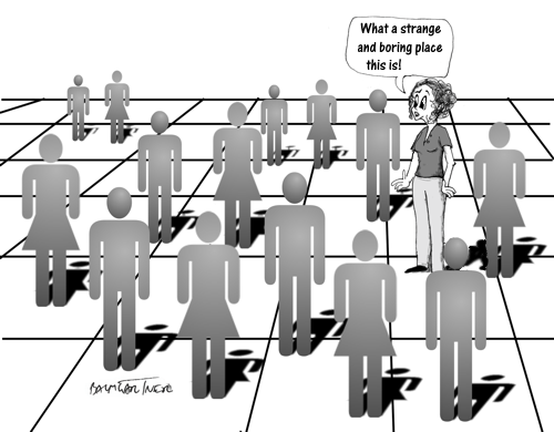 Cartoon: The Importance of Standing Out from the Crowd