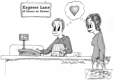 Cartoon: customer love