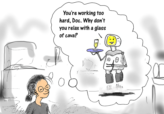 Cartoon: failed robot project: What mistaken assumptions have you been making?