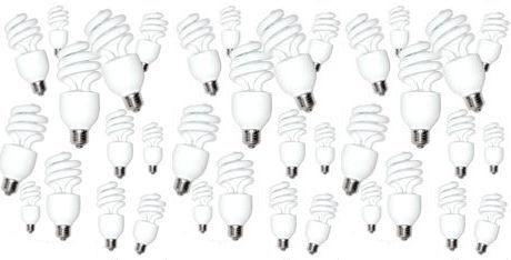 Lots of identical lightbulbs