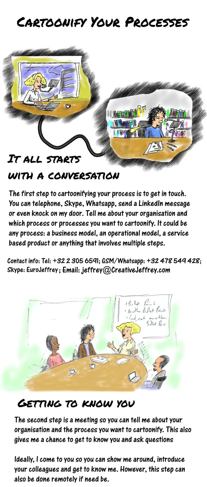 Cartoon story: cartoonify your processes part 1